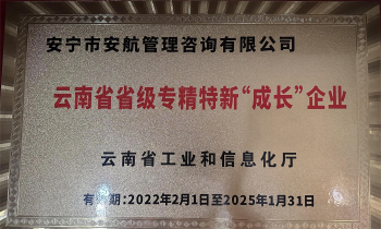 2022年云南省省级专精特新“成长企业”