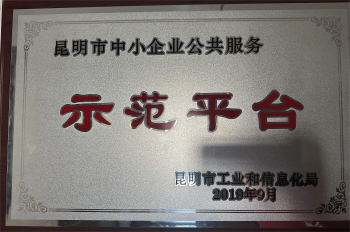 2019年云南省中小企业公共服务示范平台