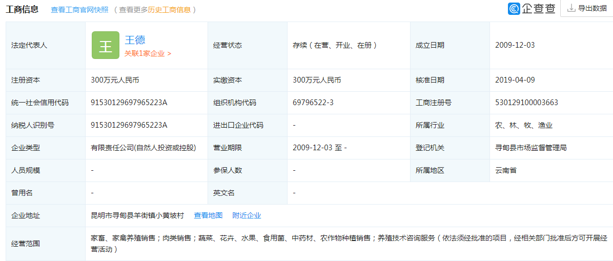 寻甸县振焜科技养殖有限公司